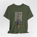Color swatch for “Military Green” – BOSS MODE design on a tactical green base.