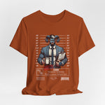 The CAPRICORN t-shirt in Autumn — deep orange hue emphasizing ambition and grounded focus. No background. No model.