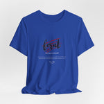 The FERAL t-shirt in True Royal — blue blood, wild pulse.