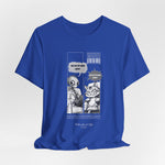 The BEING NICER t-shirt in trueroyal — regal sarcasm with clinical delivery.