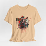 Sand Dune swatch representing a soft tan desert tone for the MAKOTO print shirt