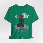 The Ronin t-shirt in Kelly — calm mind, wild path.