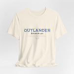 The OUTLANDER t-shirt in Natural — raw and honest, like the outsiders who stay real.