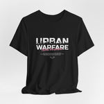 The URBAN WARFARE t-shirt in Black — darkness is not a threat, it’s a weapon.