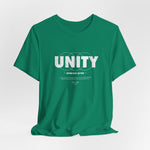 The UNITY t-shirt in Kelly — bright, alive, and unmistakably unified.