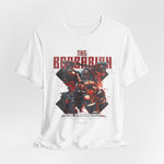 The BARBARIAN t-shirt in White — Raw power, unmasked and unleashed.