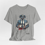 The CAPRICORN t-shirt in Athletic Heather — soft silver-grey for understated strength. No background. No model.