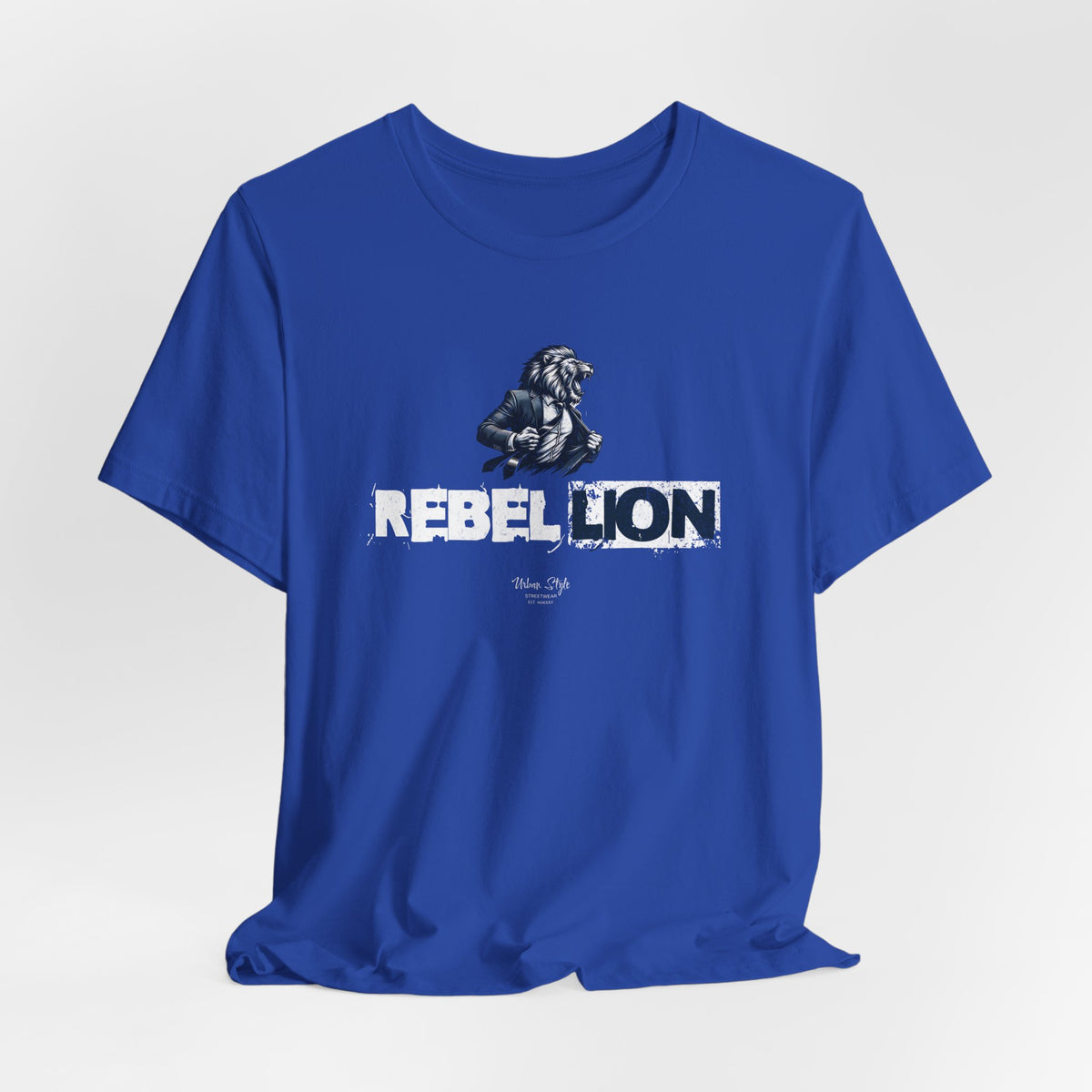 True Royal blue for REBELLION – cold clarity with commanding edge