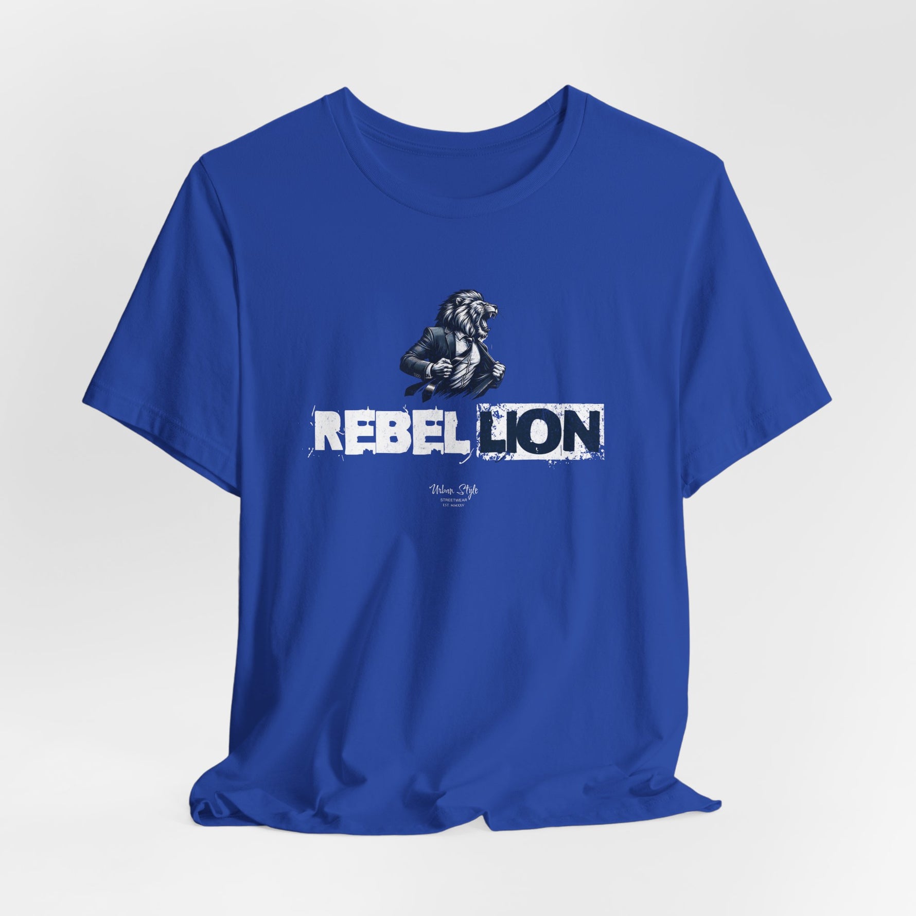 True Royal blue for REBELLION – cold clarity with commanding edge