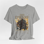 The DWARF t-shirt in Athletic Heather — a softer stone hue, carved for comfort.