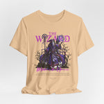 The Wizard t-shirt in Sand Dune — Relics lost to desert spellbooks.