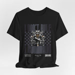 The COMMAND t-shirt in Black — Bold black 3D version. No model, no background.