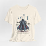 The KNIGHT t-shirt in Natural — as pure as a vow taken before the blade.
