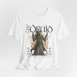 The DRUID t-shirt in White — untouched parchment ready for sacred marks.