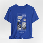 The NAP – 18h A Day t-shirt in True Royal — Vivid blue gives the shirt a standout urban look while maintaining design clarity.