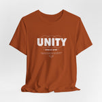 The UNITY t-shirt in Autumn — a grounded tone for those who bring calm to the chaos.