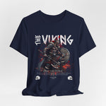 The VIKING t-shirt in Navy — The color of longships at dusk — endless sea, endless hunger.