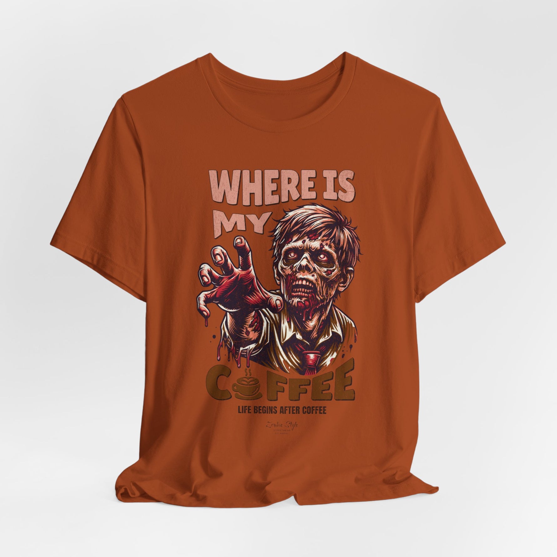 Color swatch – Autumn – sleepy rage in faded tones. A zombie's favorite season.