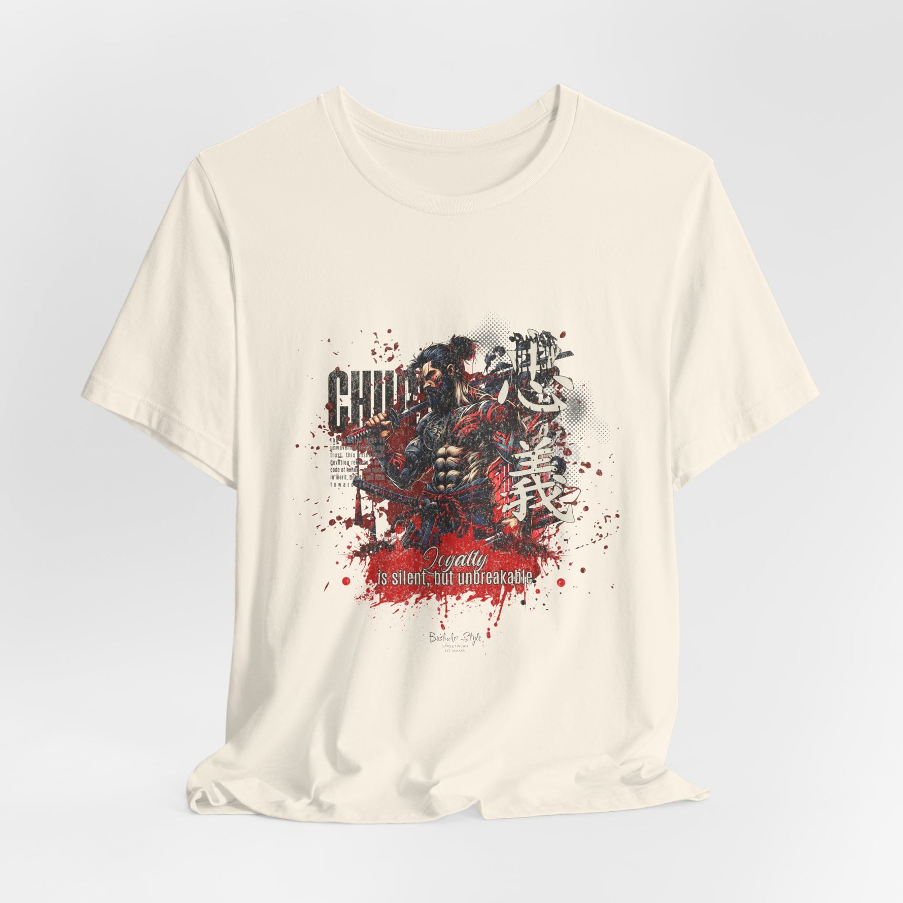 Natural swatch offering a soft off-white tone for the CHŪGI Bushido design