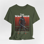 The Warrior t-shirt in Military Green — strength stands without noise.