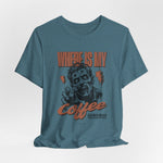 Color swatch – Heather Deep Teal – cold mornings, colder stare. Heat me up.