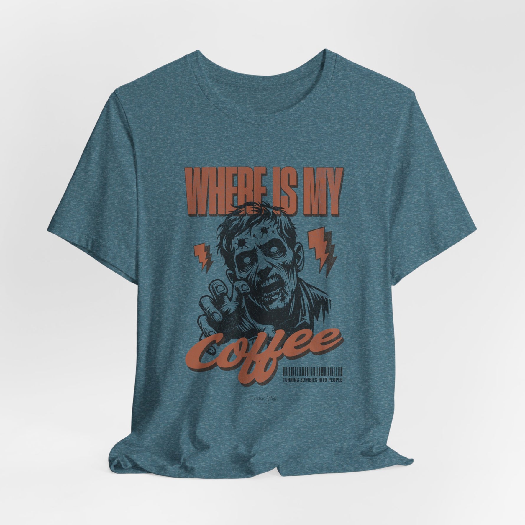 Color swatch – Heather Deep Teal – cold mornings, colder stare. Heat me up.