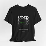 The VOID t-shirt in Black — silence with gravity.