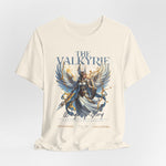 The VALKYRIE t-shirt in Natural — quiet elegance hiding a fierce undertow.