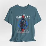 The Samurai t-shirt in Heather Deep Teal — tradition wrapped in deep clarity.