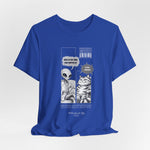 The TO RULE t-shirt in True Royal — clean royal blue shade with white base artwork centered.