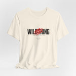 The WILDTHING t-shirt in Natural — Soft vintage white creates a quiet contrast to the wild.
