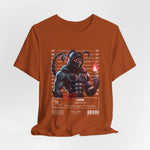 The SCORPIO t-shirt in Autumn — 3D mockup showing shirt color Autumn. No background. No model.