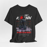 The Ronin t-shirt in Dark Heather Grey — quiet as dusk, sharp as steel.