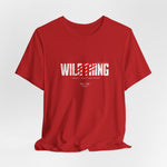 The WILDTHING t-shirt in Red — Red on red with a tonal shift — like blood on blood, untamed and loud.