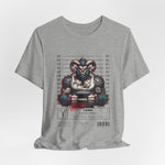 The ARIES t-shirt in athletic heather — Looks calm. Isn’t.