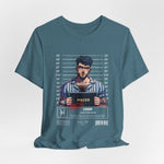 The PISCES t-shirt in Heather Deep Teal — soft, cool, and quietly detached.