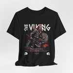 The VIKING t-shirt in Black — Night of the raid. Silent. Final.