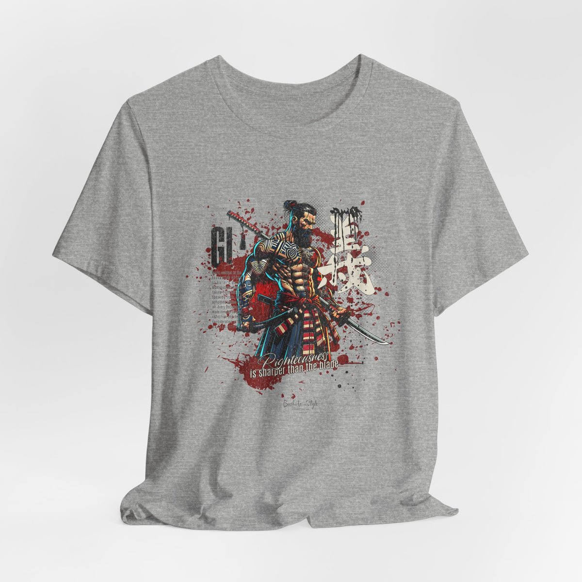 Athletic Heather GI shirt — modern edge with disciplined essence.