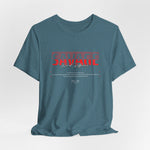 The SAVAGE t-shirt in Heather Deep Teal — ocean-deep instinct. No map, just motion.