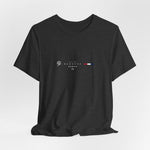 The BANGKOK t-shirt in Dark Heather Grey — a modern charcoal tone, balanced and versatile for urban explorers.