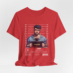 The PISCES t-shirt in Red — intense like waking up mid-dream.