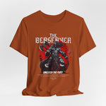 The BERSERKER t-shirt in Autumn — Like fallen leaves after fury — quiet, but scorched.