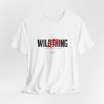 The WILDTHING t-shirt in White — Clean white base turns the red claw into a center-stage eruption.