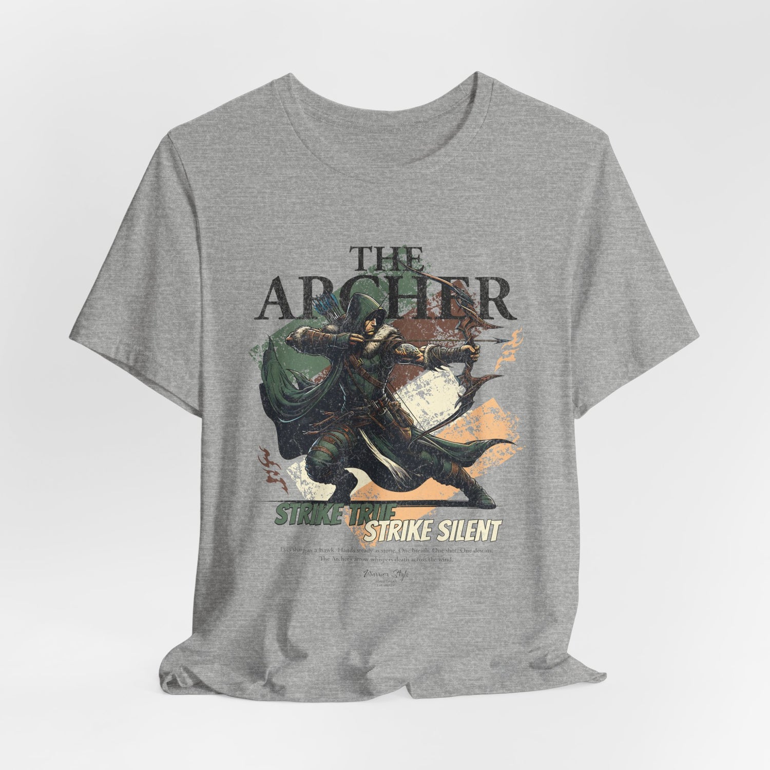 The ARCHER t-shirt in athleticheather — Grounded like earth, poised to move.