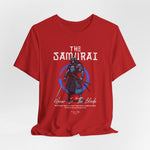 The Samurai t-shirt in Red — the color of blades that never forget.