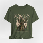 The DRUID t-shirt in Military Green — blending with wild silence, unseen and eternal.