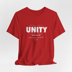 The UNITY t-shirt in Red — fierce and unshaken, together through fire.