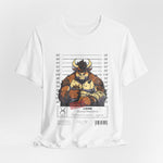 The TAURUS t-shirt in White — Pure defiance, wrapped in clean lines.