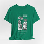 The BEING NICER t-shirt in kelly — playful green wrapped in passive-aggressive charm.
