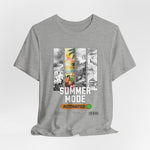 The SUMMER MODE t-shirt in athletic heather — Washed-out sunrise vibes with a soft touch.